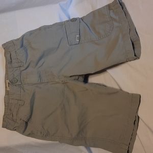 Vans cargo shorts size 12 tan/khaki